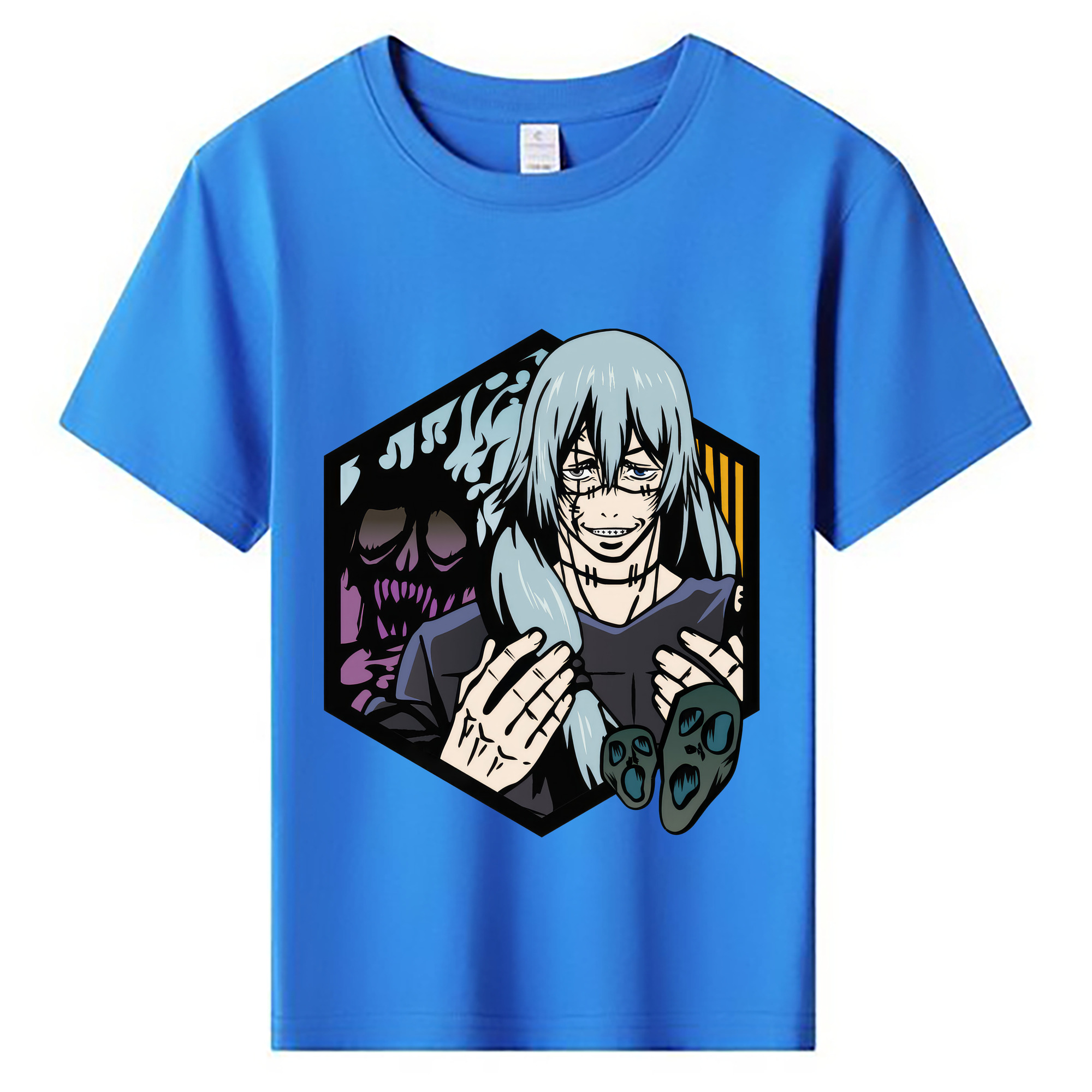 （画像用） 呪術廻戦 Jujutsu Kaisen 綿100％キッズTシャツ（フロントプリント）